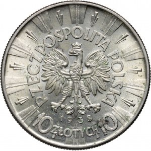 II RP, 10 złotych 1938, Warszawa, Józef Piłsudski