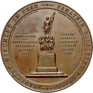 Czech Republic, medal from 1859, unveiling of the Radetzky monument in Prague