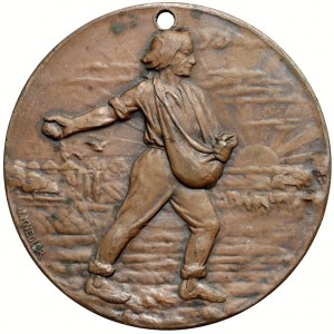 II RP, medal z 1926 roku, Wielkopolska Izba Rolnicza, Jubileuszowa Wystawa Ogrodnicza w Poznaniu, za ulepszony ul , J.Knedler