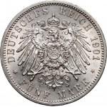 Germany, Prussia, Wilhelm II, 5 Mark 1901, 200th anniversary of the Kingdom of Prussia