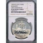 III RP, 100000 złotych 1990, Solidarność, Typ A, LUSTRZANKA