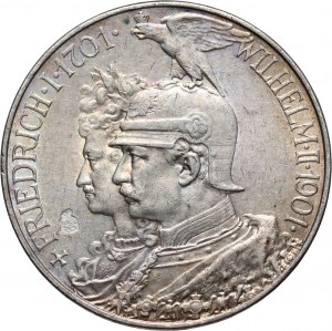 Německo, Prusko, Wilhelm II, 5. výročí 1901, 200. výročí Pruského království