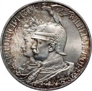 Německo, Prusko, Wilhelm II, 5. výročí 1901, 200. výročí Pruského království