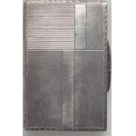 Silver cigarette case with dedication 1934