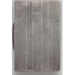 Silver cigarette case with dedication 1934