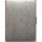 Silver cigarette case with dedication 1947