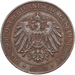 German East Africa, 1 Pesa 1890