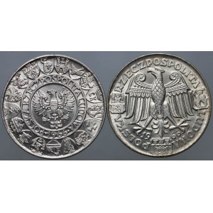 PRL, zestaw monet 100 złotych 1966, Mieszko i Dąbrówka, (2 sztuki)