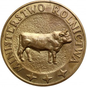 PRL, medal z 1959 roku, I Nagroda dla Hodowcy Bydła