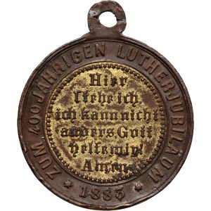 Germany, 1883 medal, Martin Luther