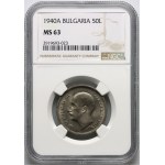 Bulgaria, Boris III 1918-1943, 50 Leva 1940 A, Berlin