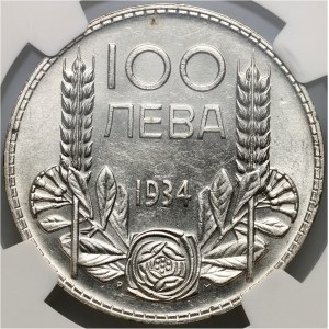 Bulgaria, Boris III, 100 leva 1934