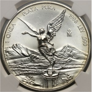 Mexico, 1 Onza 1998, Libertad, ounce of silver