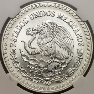 Mexiko, 1 onza 1998, Libertad, stříbrná unce - nejvzácnější ročník