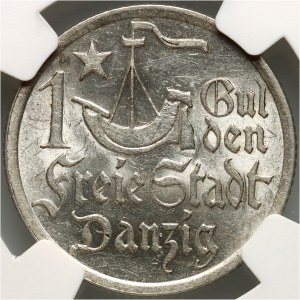 Wolne Miasto Gdańsk, gulden 1923, Utrecht, Koga
