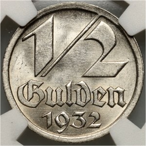 Wolne Miasto Gdańsk, 1/2 guldena 1932, Berlin
