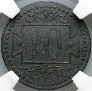 Svobodné město Gdaňsk, 10 fenges 1920, Gdaňsk, malá čísla