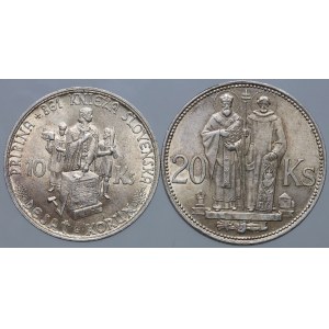 Slovakia, set of coins from 1941-1944, (2 pieces)