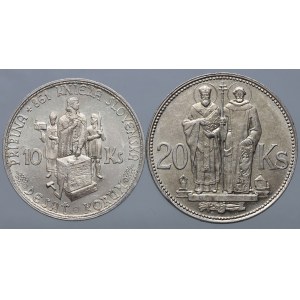 Slovakia, set of coins from 1941-1944, (2 pieces)