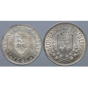 Slovakia, set of coins from 1941-1944, (2 pieces)