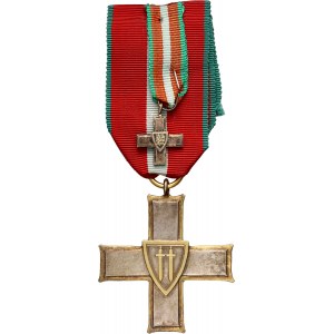 PRL, Order Krzyża Grunwaldu klasa II + miniaturka