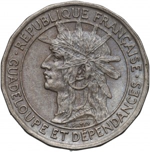 France, Guadeloupe, 50 Centimes 1921