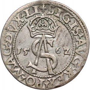 Zygmunt II August, trojak 1562, Wilno