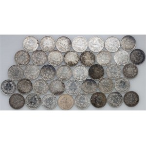 Germany, set of 1 Mark coins from 1875-1914, (39 pieces)