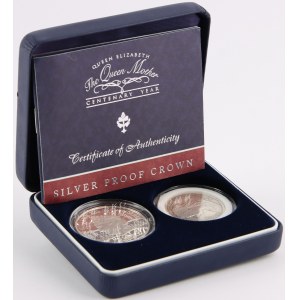 Great Britain, Victoria / Elizabeth II, coin set from 1900-2000, (2 pieces)
