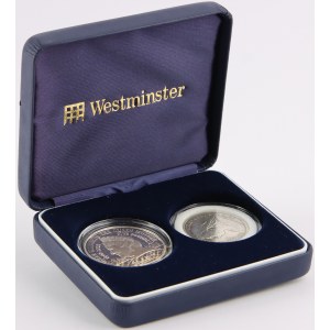 Great Britain, Victoria / Elizabeth II, coin set from 1900-2000, (2 pieces)