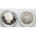 Great Britain, Victoria / Elizabeth II, coin set from 1900-2000, (2 pieces)