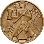 Second Republic, medal of 1936, Construction of the Mound of Jozef Pilsudski in Krakow.