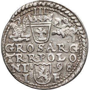 Zygmunt III Waza, trojak 1598, Olkusz