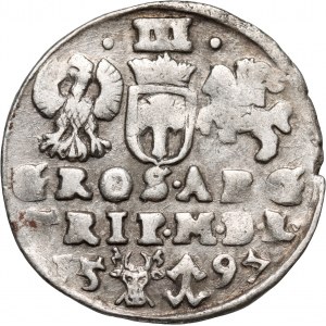 Zygmunt III Waza, trojak 1597, Wilno