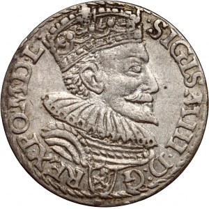 Zygmunt III Waza, trojak 1594, Malbork