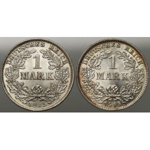Germany, set of Mark coins from 1915 (2 pieces)
