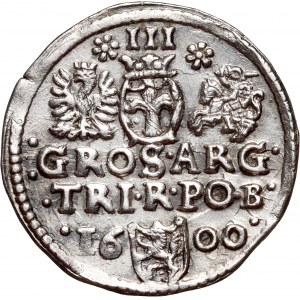 Zygmunt III Waza, trojak 1600, Bydgoszcz, Piękny