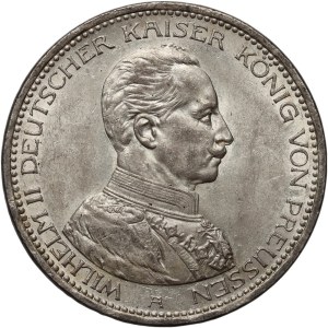 Germany, Prussia, Wilhelm II, 5 Mark 1914 A, Berlin, Uniform