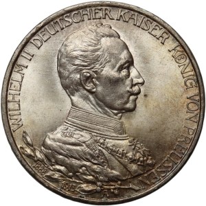 Germany, Prussia, Wilhelm II, 3 Mark 1913 A, Berlin, 25th Anniversary of the Reign Wilhelm II