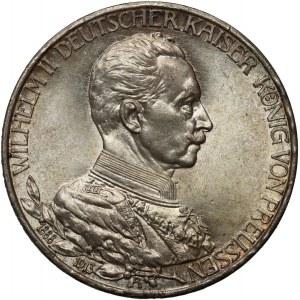 Germany, Prussia, Wilhelm II, 3 Mark 1913 A, Berlin, 25th Anniversary of the Reign Wilhelm II