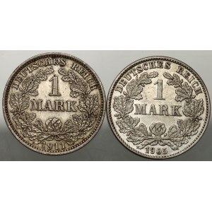 Germany, set of Mark coins from 1915 (2 pieces)