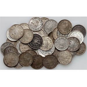 Germany, set of 1/2 Mark coins from 1905-1918, (40 pieces)