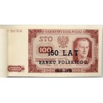 PRL, zestaw banknotów 1.07.1948, 150 Lat Banku Polskiego, (2 sztuki)