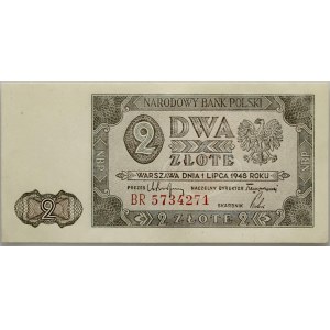 PRL, 2 złote 1.07.1948, seria BR