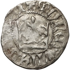 Władysław Jagiełło 1386-1434, półgrosz, Kraków, bez sygnatur