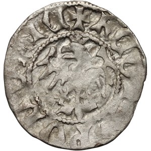 Władysław Jagiełło 1386-1434, półgrosz, Kraków, bez sygnatur