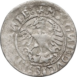 Zygmunt I Stary, półgrosz litewski 1518, Wilno, bardzo rzadki