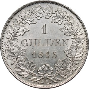 Německo, Bavorsko, Ludvík I., gulden 1845, Mnichov