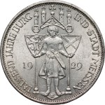 Germany, Weimar Republic, 3 Mark 1929 E, Muldenhütten, 1000th Anniversary of Meissen
