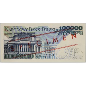 III RP, 100000 złotych 1.02.1990, WZÓR, No. 0585, seria A